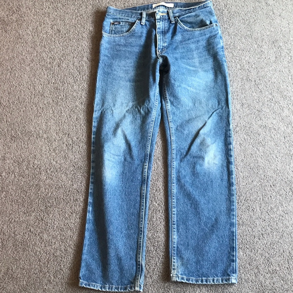 Lee Men's Straight Blue Jeans